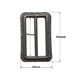 50mm PU Leather 3-Bar Slider Buckles